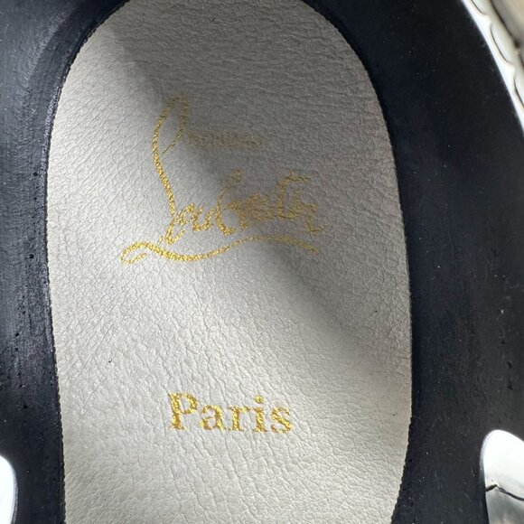 Christian Louboutin Arpoador Black Suede Sock Sneakers Size 40.5 US 10.5 Women's - Picture 14 of 16